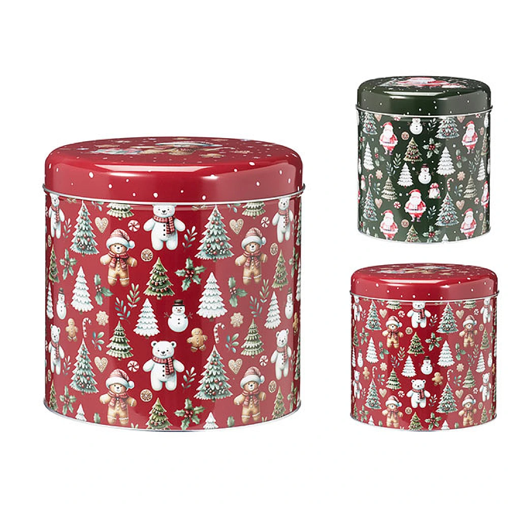 Cutie de Craciun D20 cm, H20 cm 