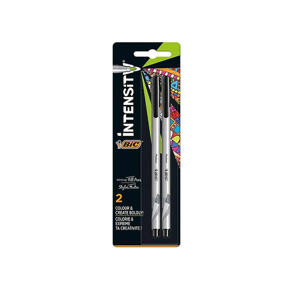 Set markere Bic Intensity Medium, negru
