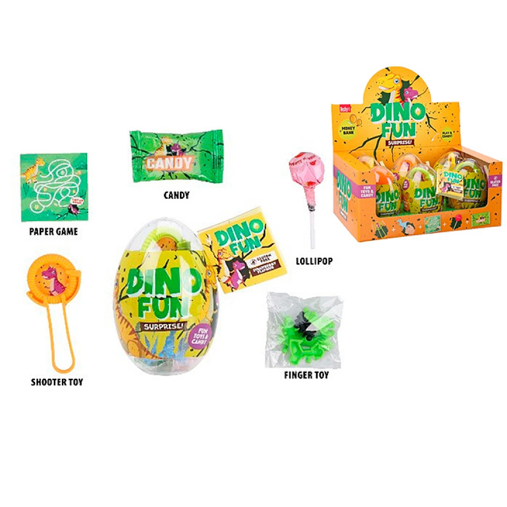 Ou cu surpriza si dulciuri, design unicorn fantastic