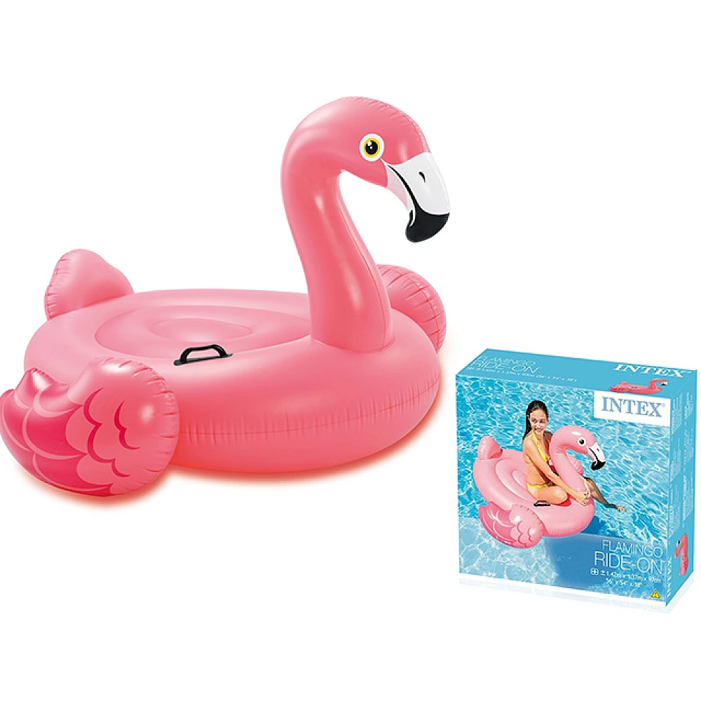 Saltea gonflabilă pentru apa Flamingo cu mânere, 178x135x70 cm, până la 40 kg, 14+