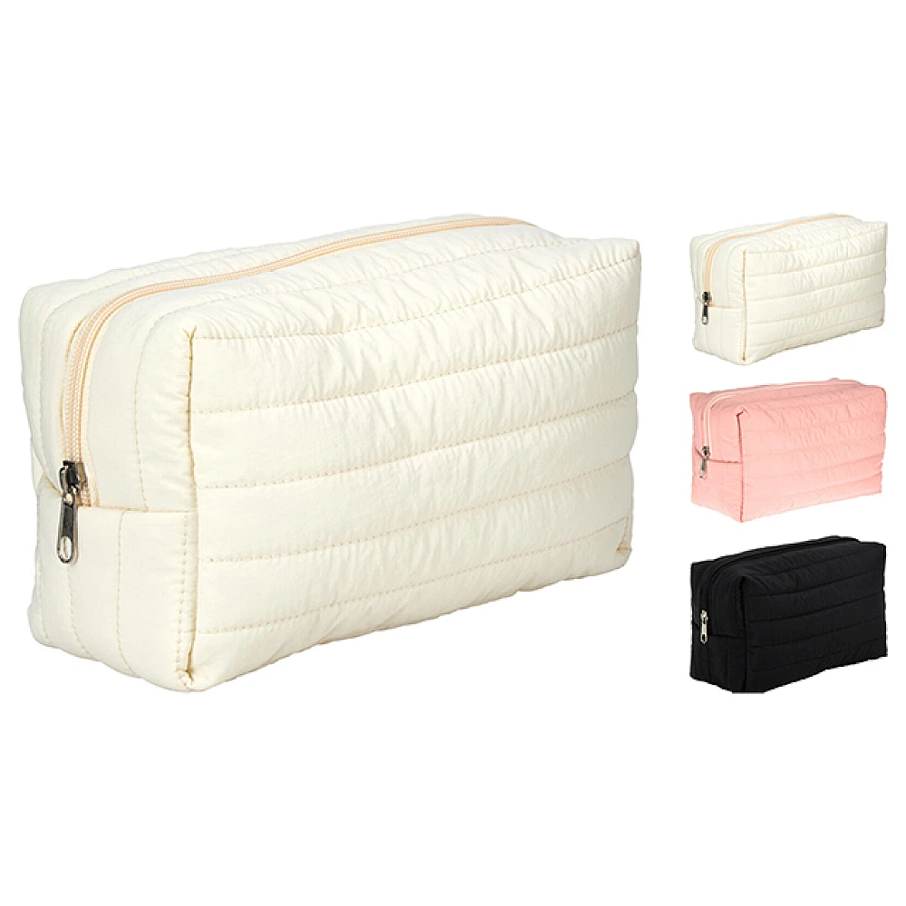 Trusa cosmetica textila 22Х10Х13 cm, neilon, poliester, 3 culori