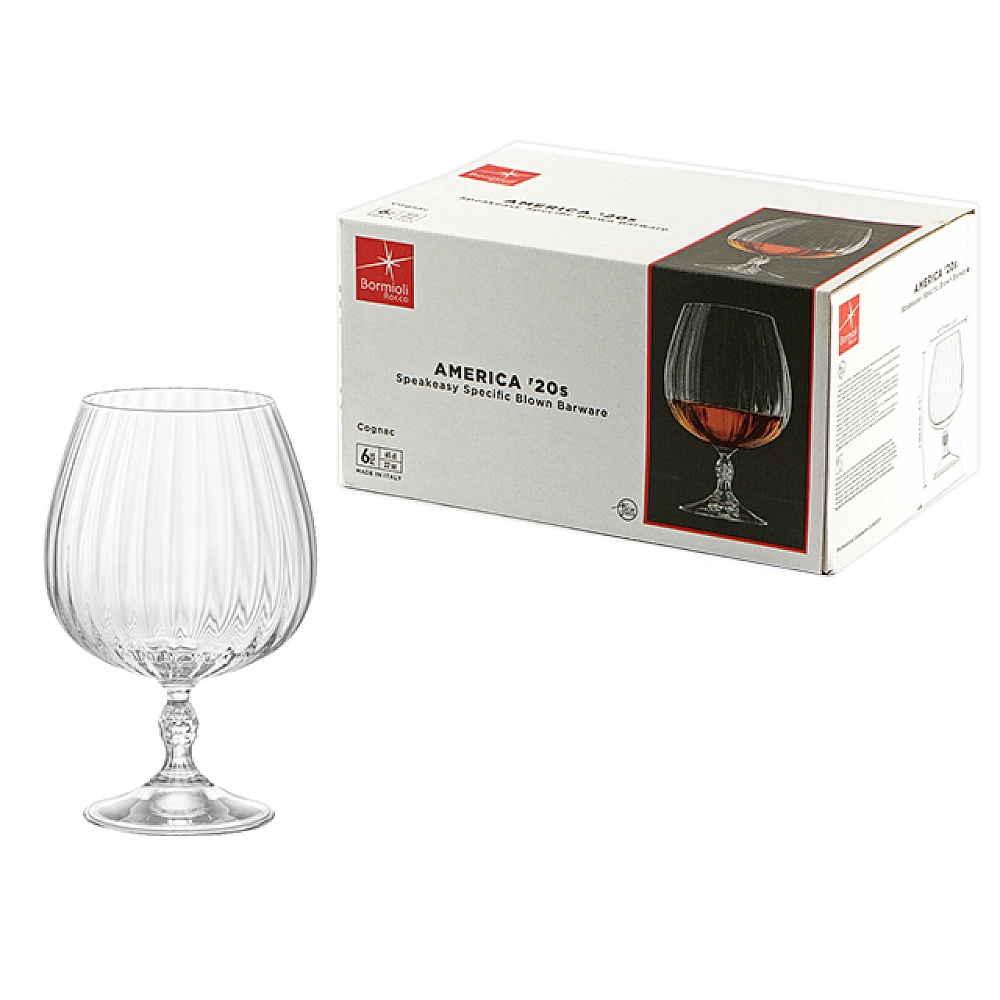 Set 6 pocale pentru coniac America'20s, 650ml