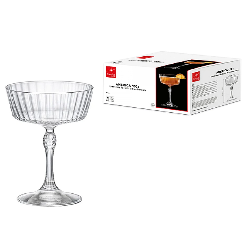 Set 6 pocale pentru bauturi America'20s Fizz, 275ml