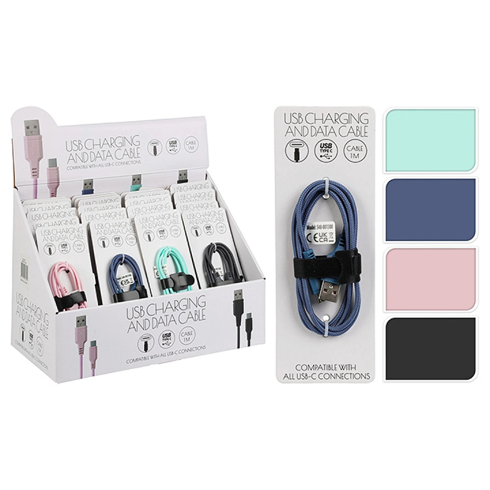 Cablu USB/USB Type C 1m