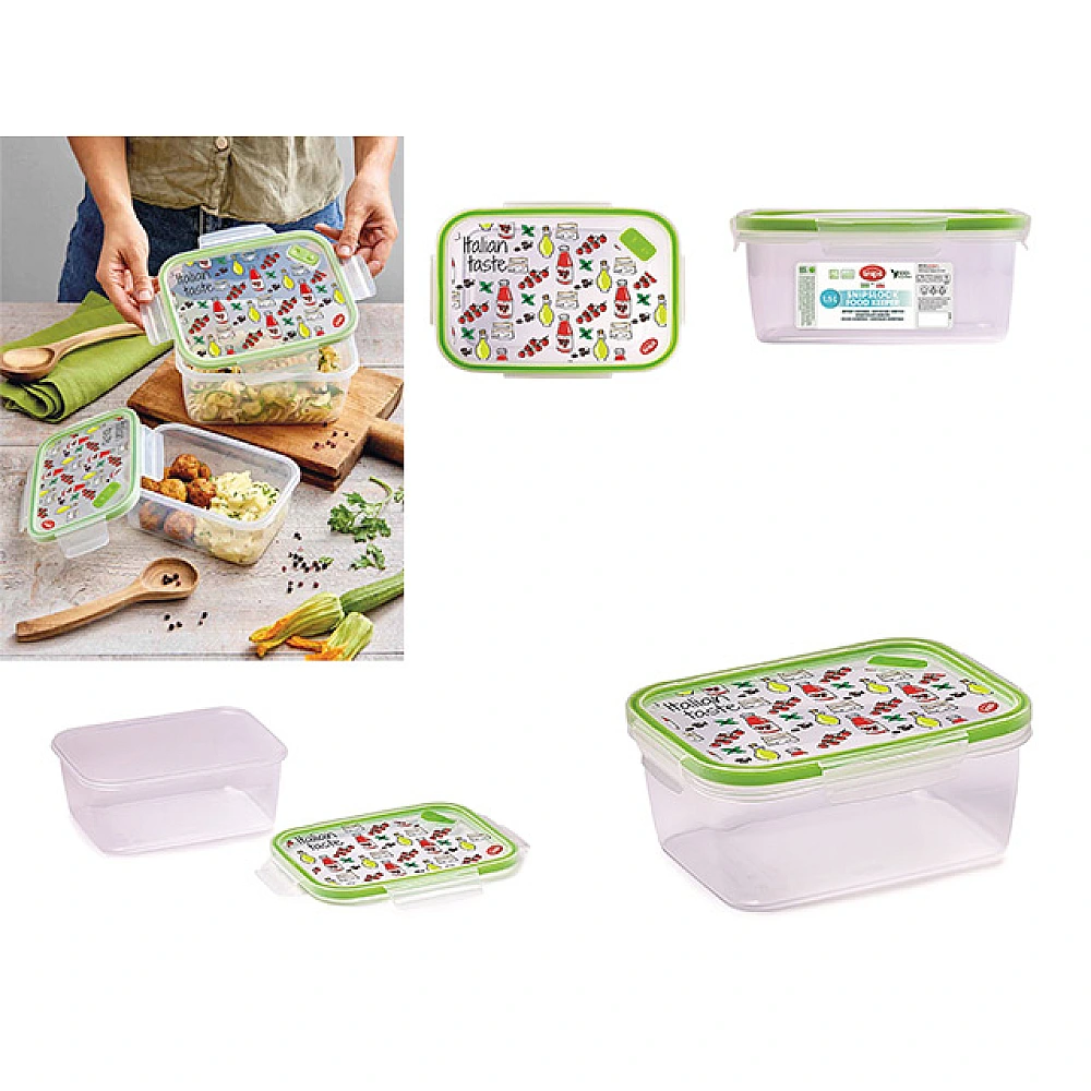 Caserola sigilata Food Keeper 1.5l, 21X16.5X9cm, cu supapa