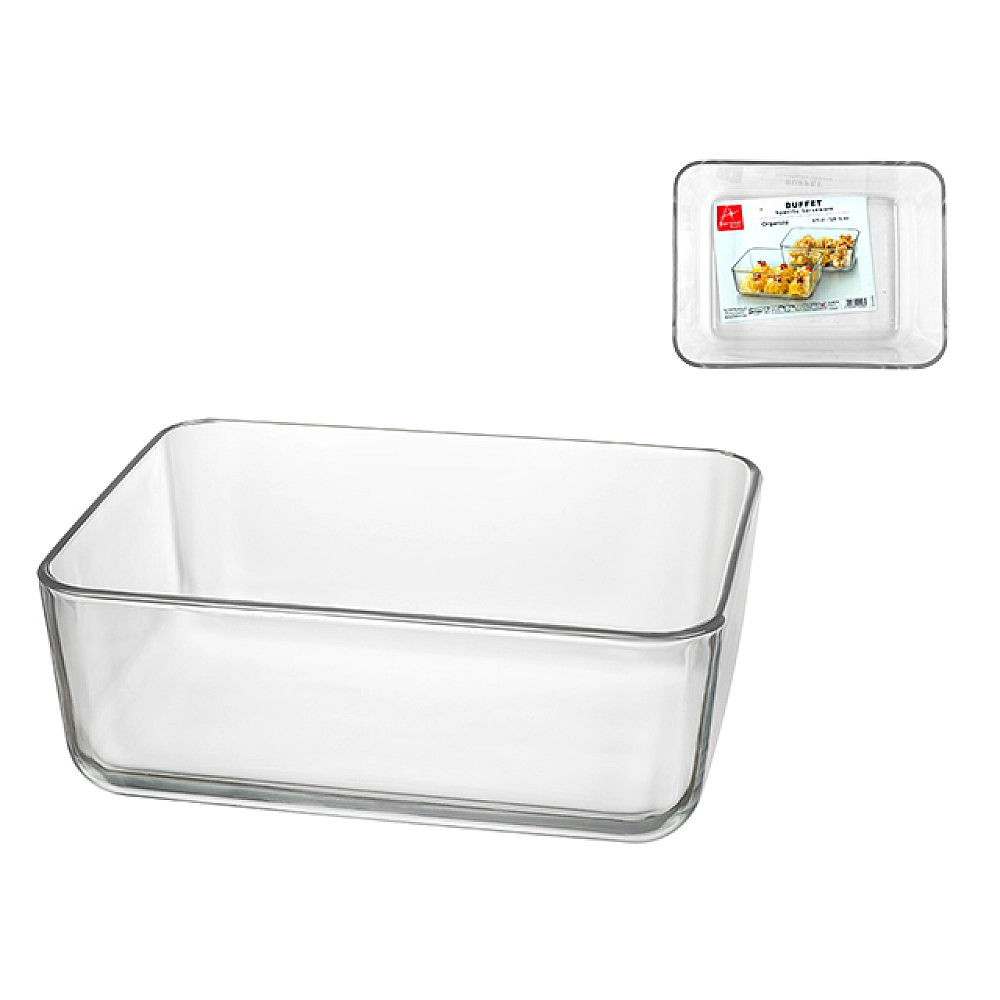 Recipient de servire din sticla Buffet Organize 26X20cm