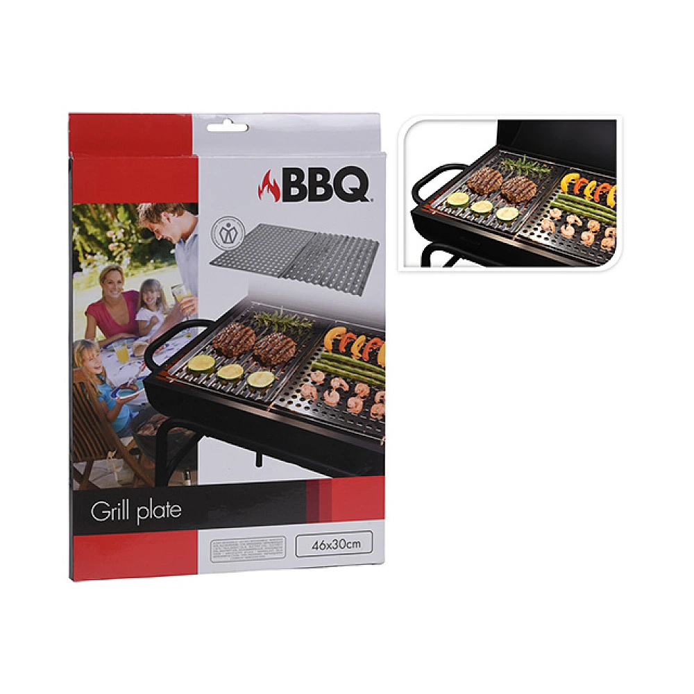 Plasa pentru gril BBQ 30X23cm, inox