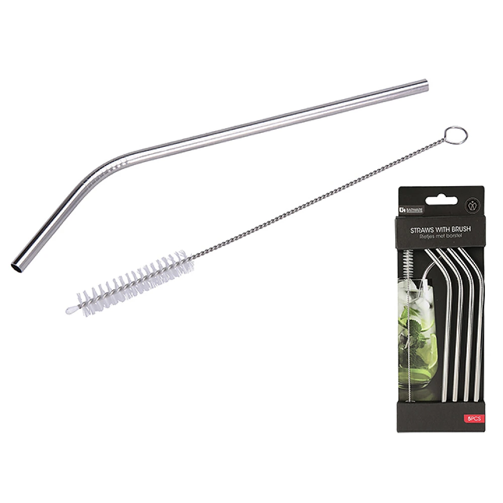 Paie metalice EH 4buc 21.5cm + perie