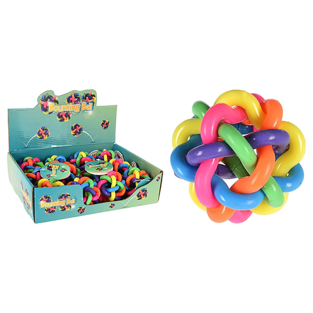 Minge elastica antistres 6.5cm, cauciuc, multicolor