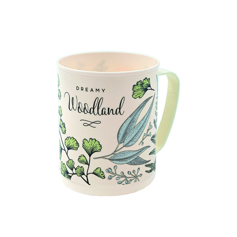 Cană Phibo Picnic 400ml, desen, bej