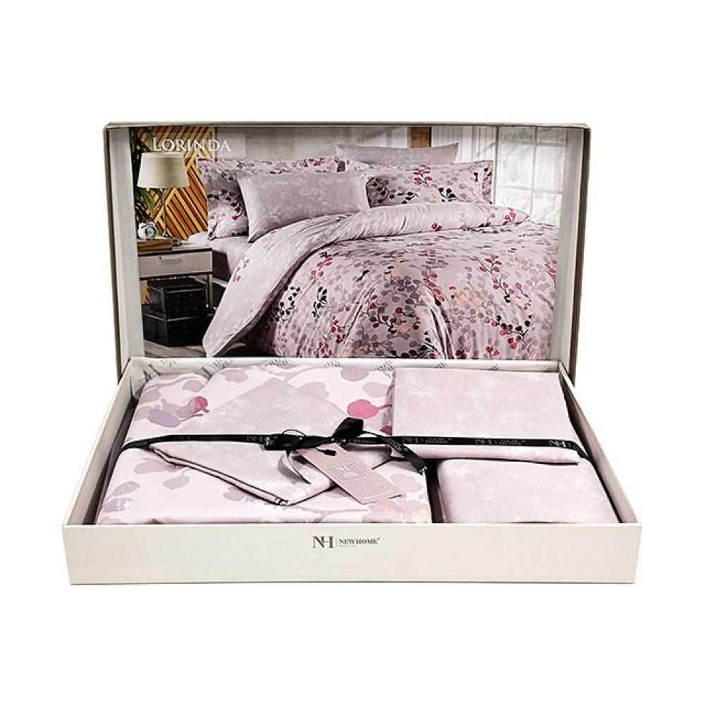 Lenjerie de pat Euro 2 NH Delux Satin Lorinda