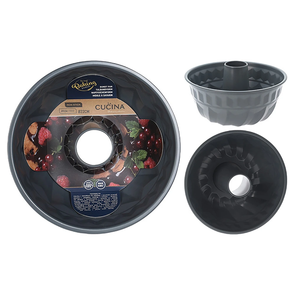 Forma de copt pentru chec Cucina, antiaderenta, D22x10cm