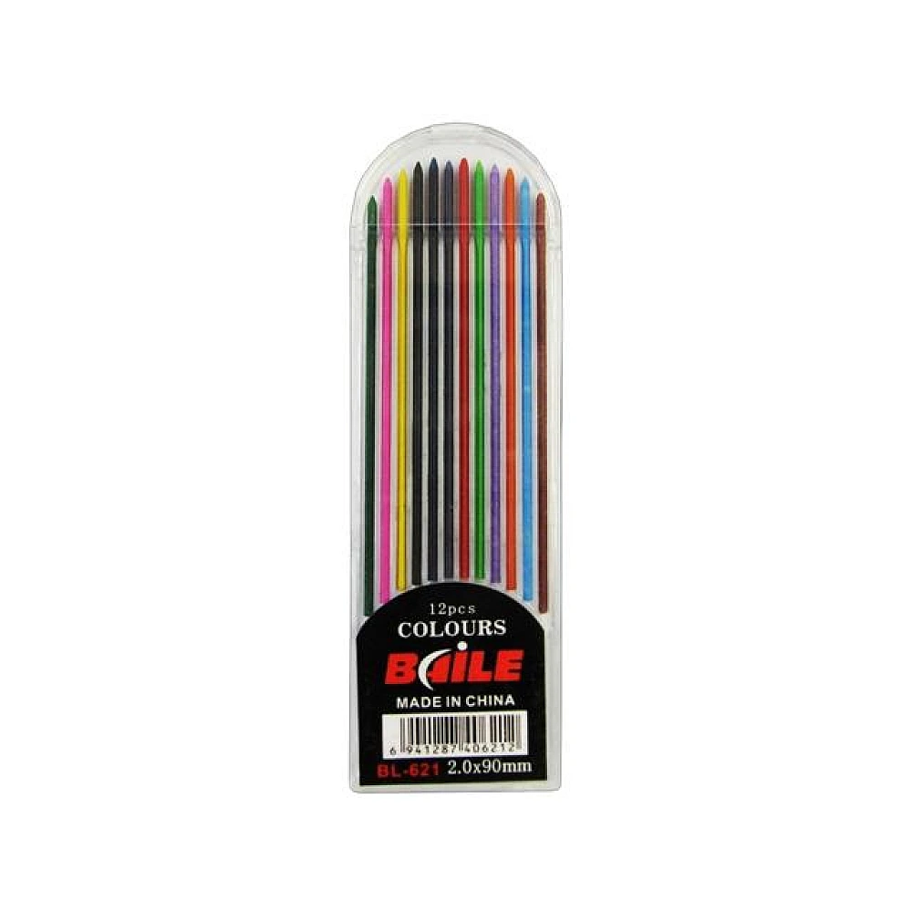 Set rezerve colorate pentru creion mecanic 
