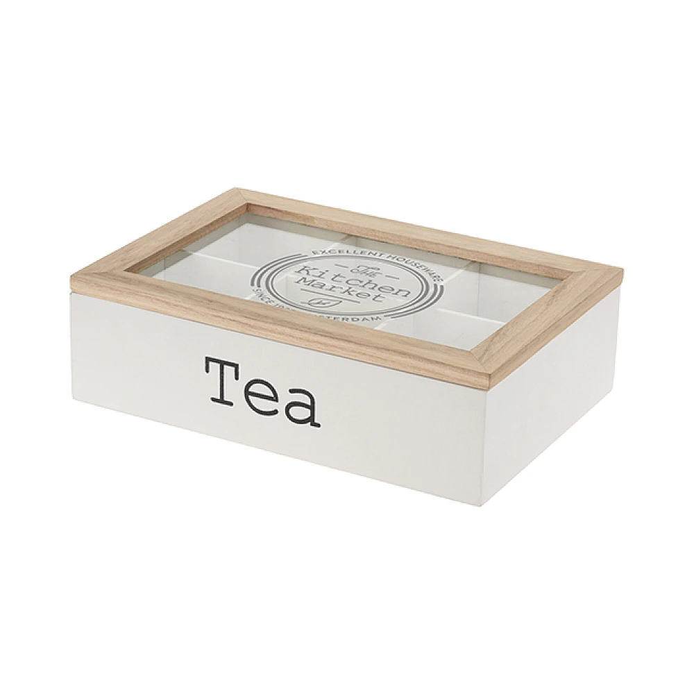 Cutie pentru ceai 6 sectiuni 24X16X7cm 