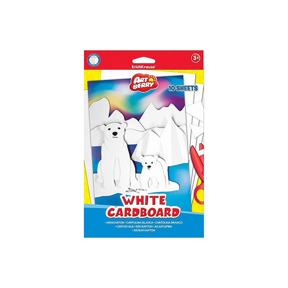 Carton alb ArtBerry B5, 10 foi