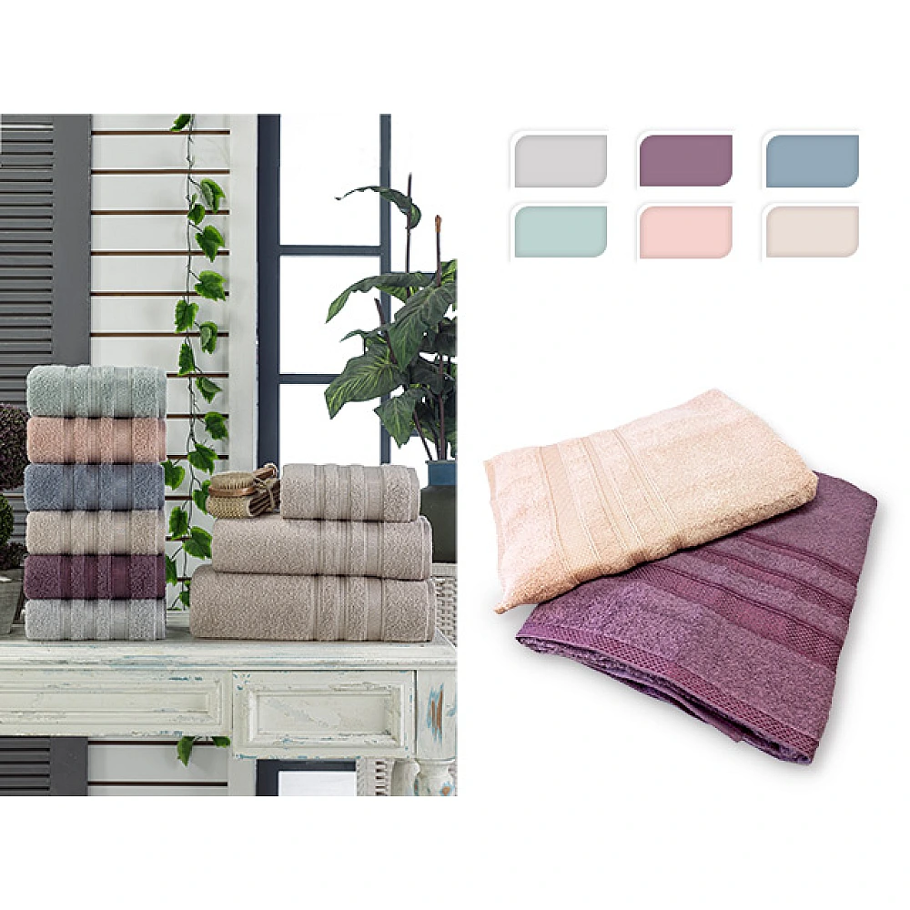 Prosop de baie 100X150cm NH Curly Strip, bumbac