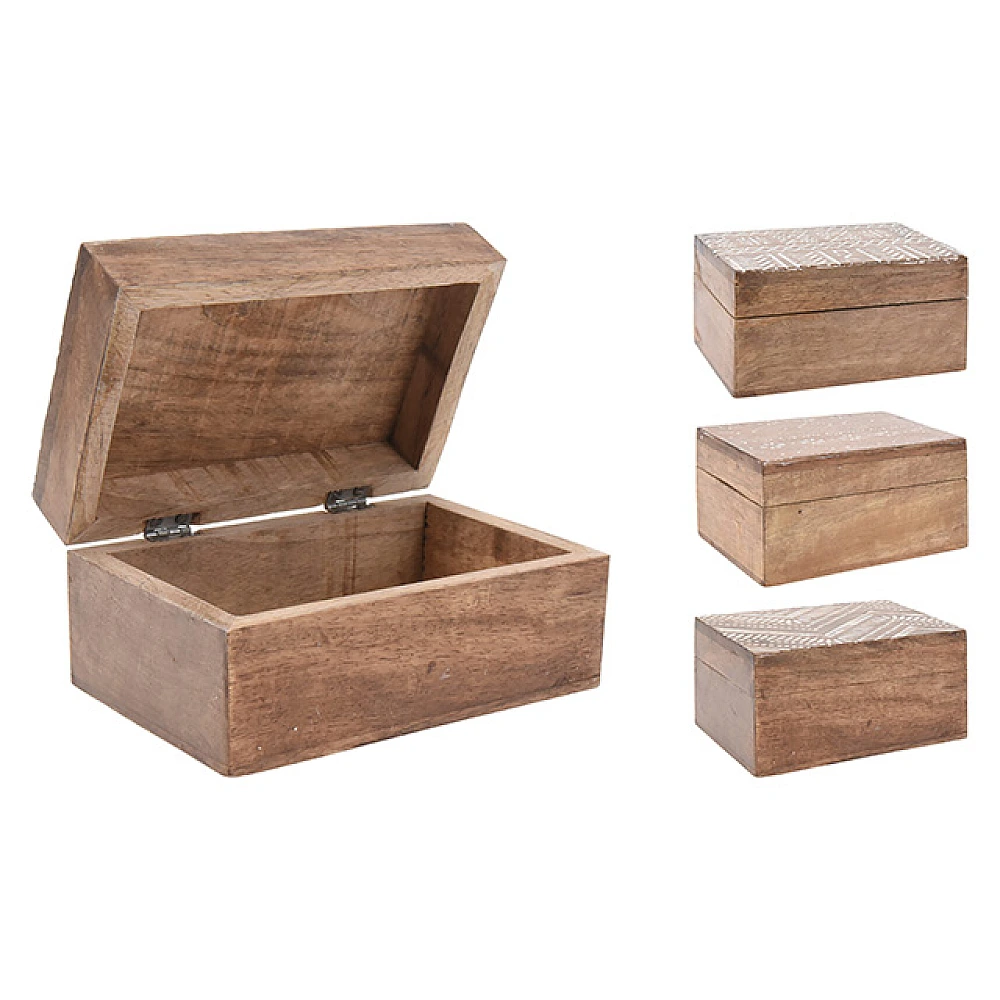 Cutie din lemn de mango 15Х10Х6.8cm