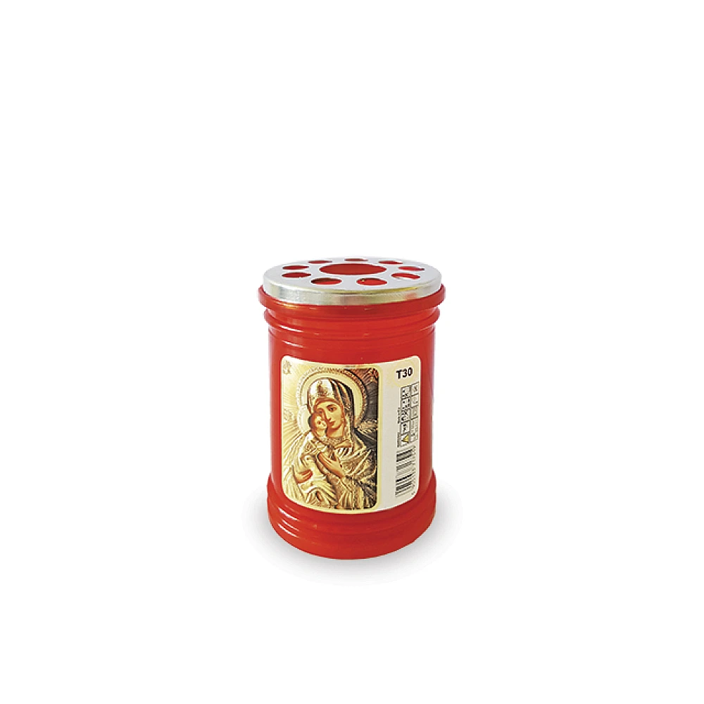 Candela plastic classic 10X6.8cm 25ore, rosie