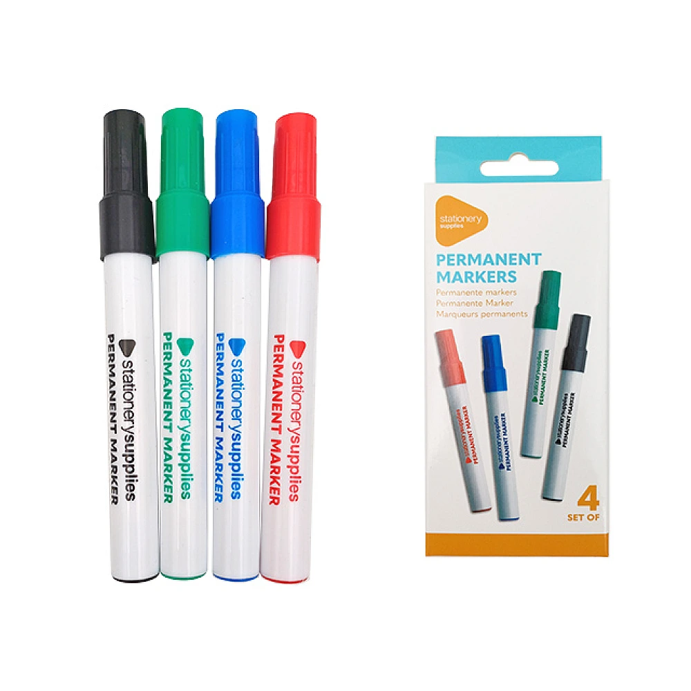 Set markere 4buc permanente Free&Easy