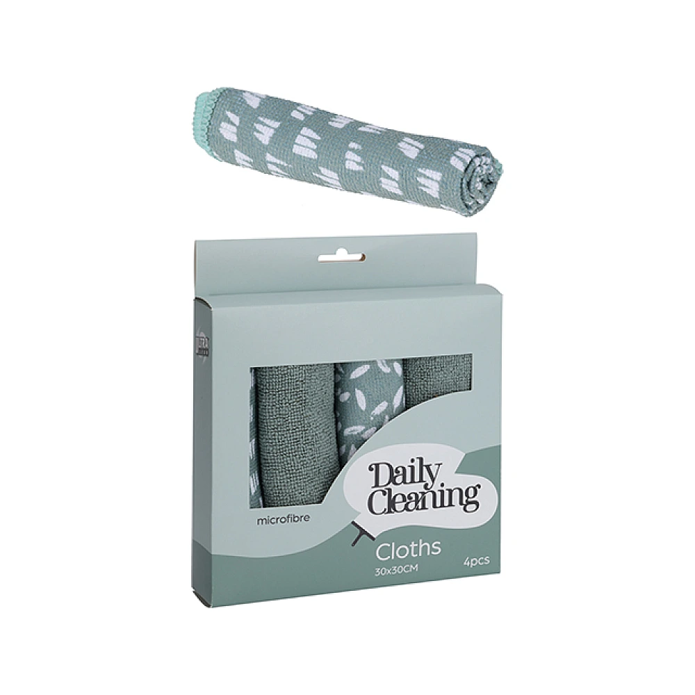 Set lavete microfibra Daily 4buc, 30X30 cm 