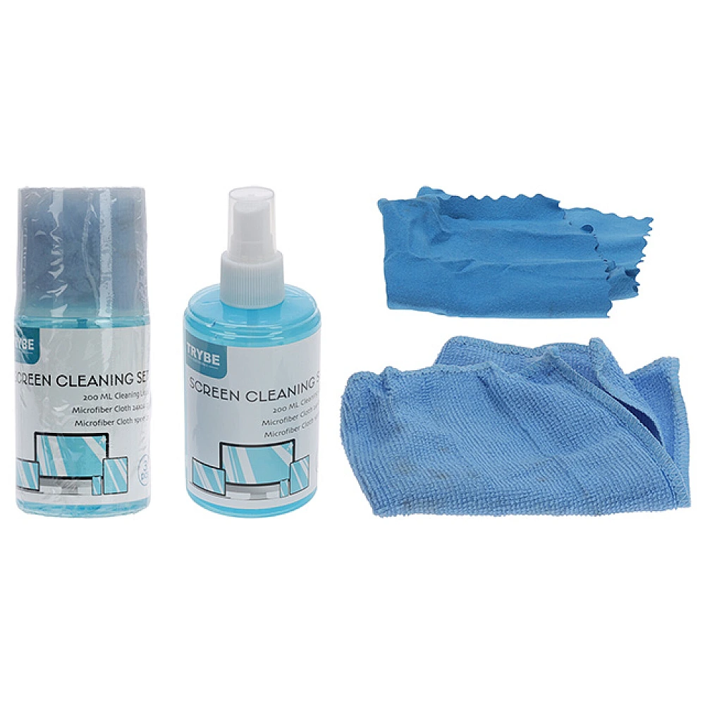 Set pulverizator 200 ml cu lavete din microfibra 2 buc, 19X19 / 24X24 cm