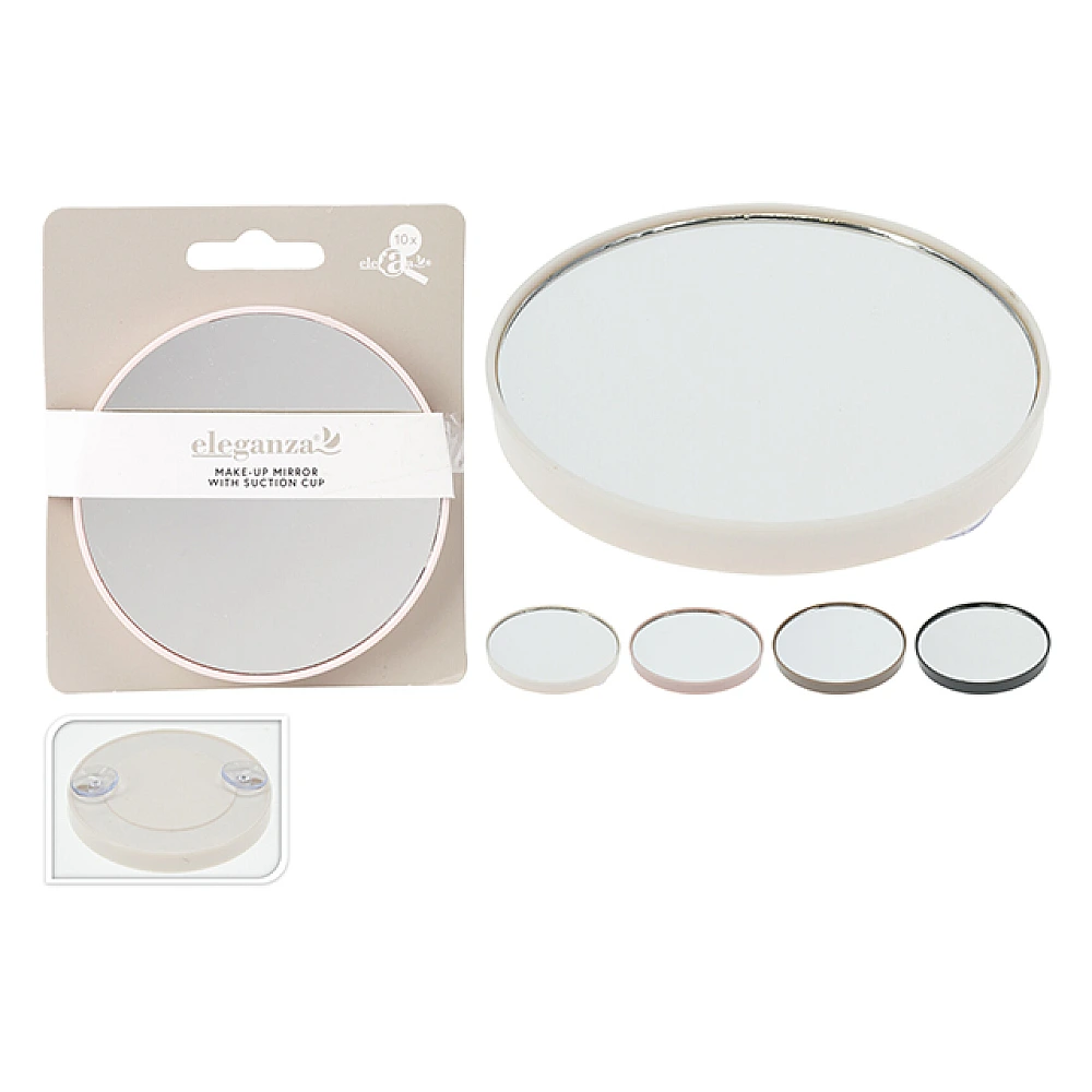 Oglinda pentru machiaj Eleganza D8 cm, pe ventuze
