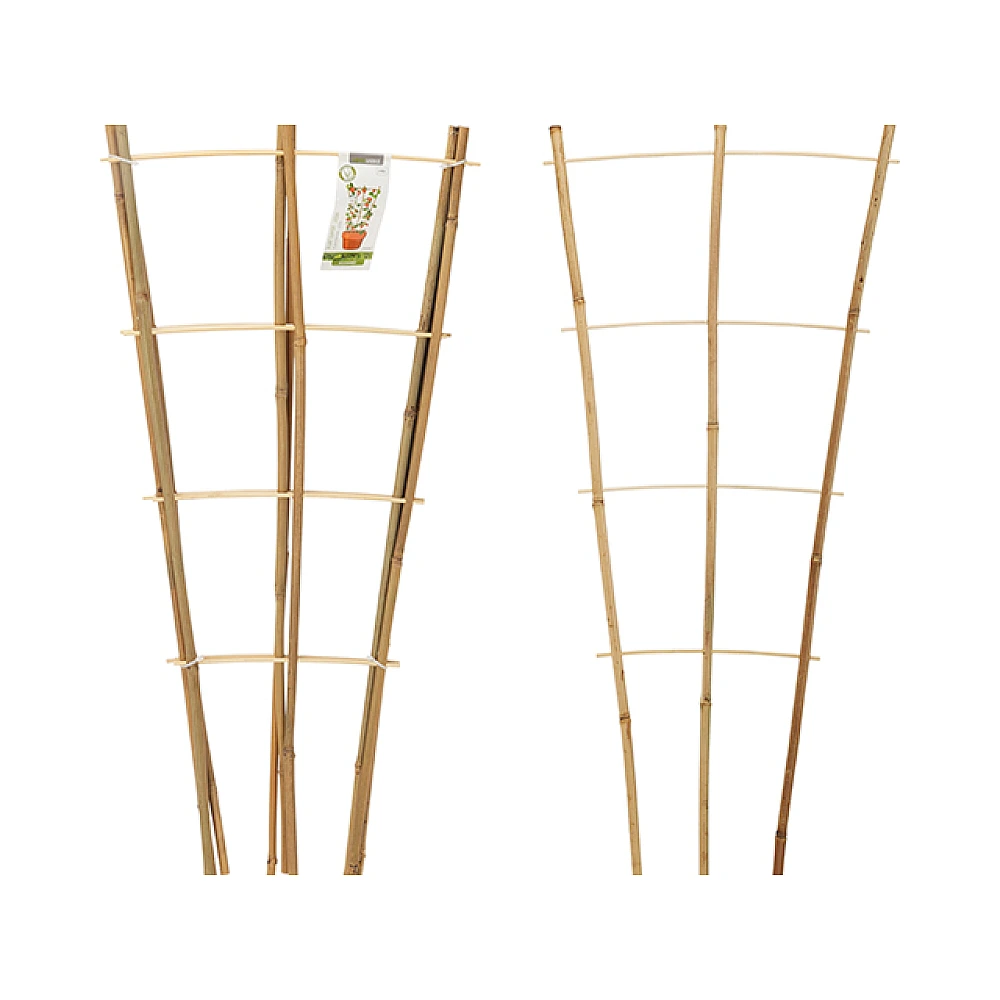 Suporturi din bambus pentru plante 3buc, 75X35X1cm