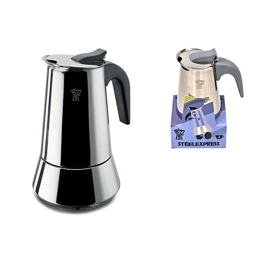 Ibric de cafea pentru 4 cani Ghidini Pezzetti, din inox