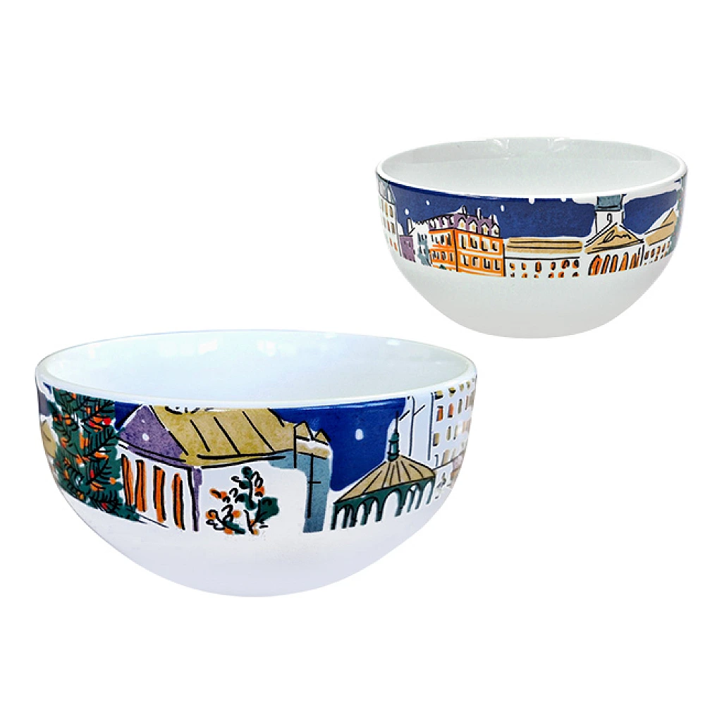 Salatiera din ceramica 14 cm  AndreaFontebasso 1760 Christmas Conversation