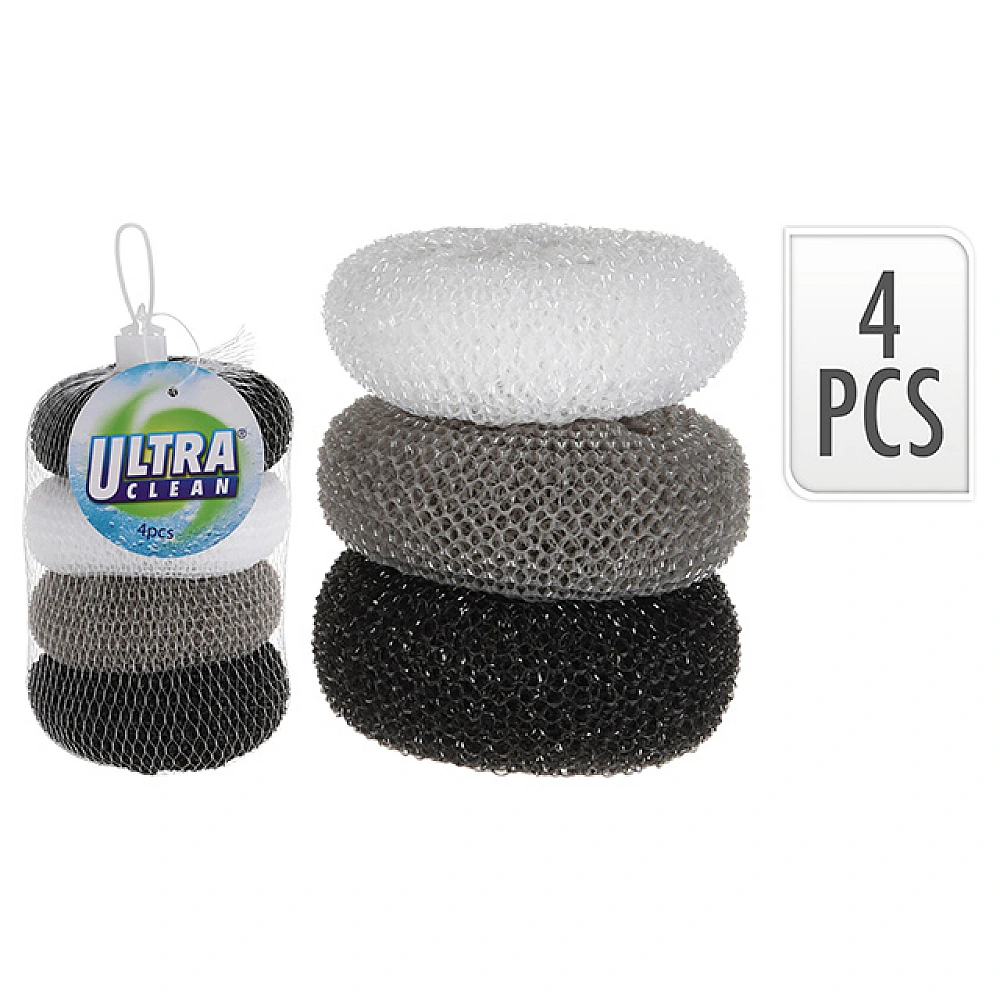 Set burete pentru spalat vase Ultra Clean 4buc, D8.5, plastic