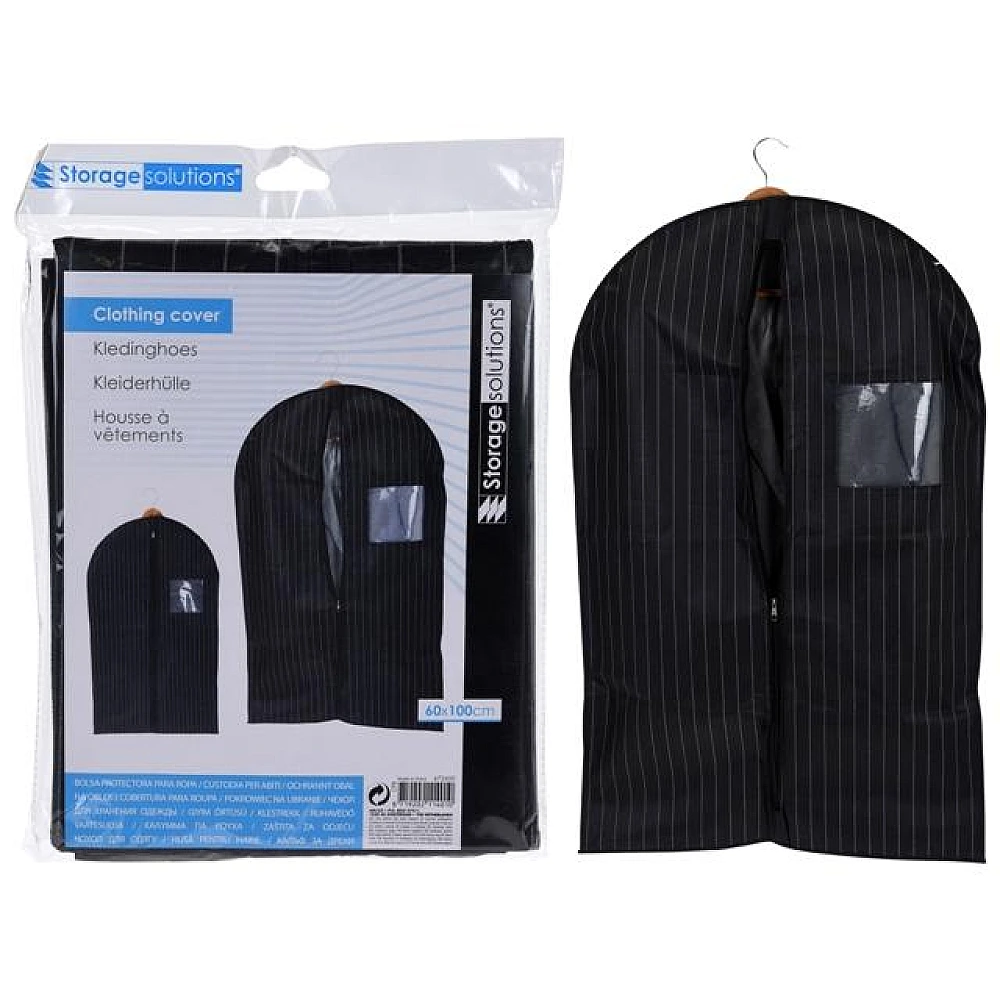 Husă pentru haine Storage Solutions 60X100cm, cu orificiu transparent