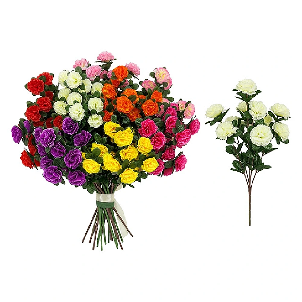 Flori artificiale Garoafa, 5 ramuri