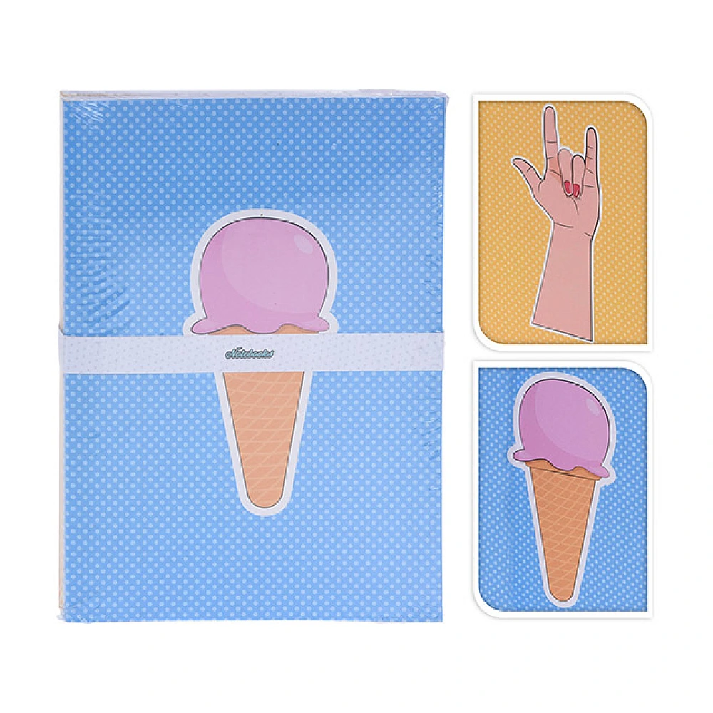 Set carnete de notițe 25X17.5cm, 80foi,2 unit