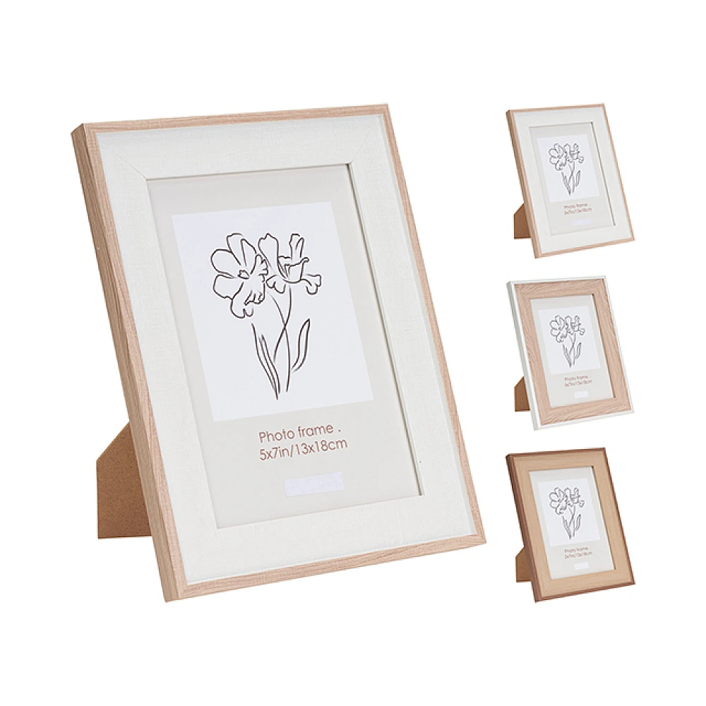 Rama foto din plastic 13X18 cm, natural