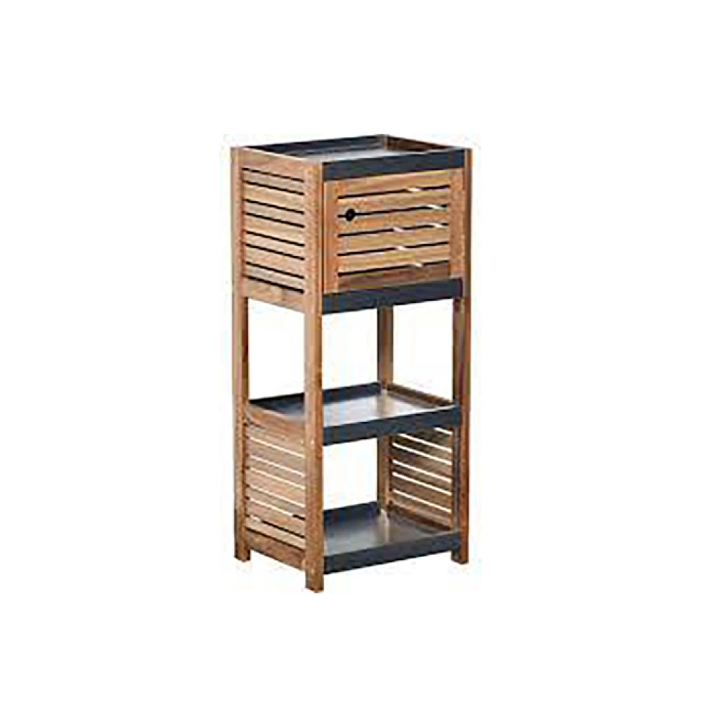 Comoda 3 sectiuni 36.5X30X83cm Tendance Miami, MDF/salcam