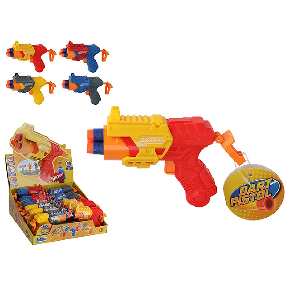 Pistol 14.5 cm, proiectile moi 3buc.X7.5 cm, plastic