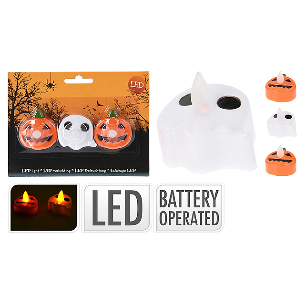 Set lumanari led Halloween 3buc 