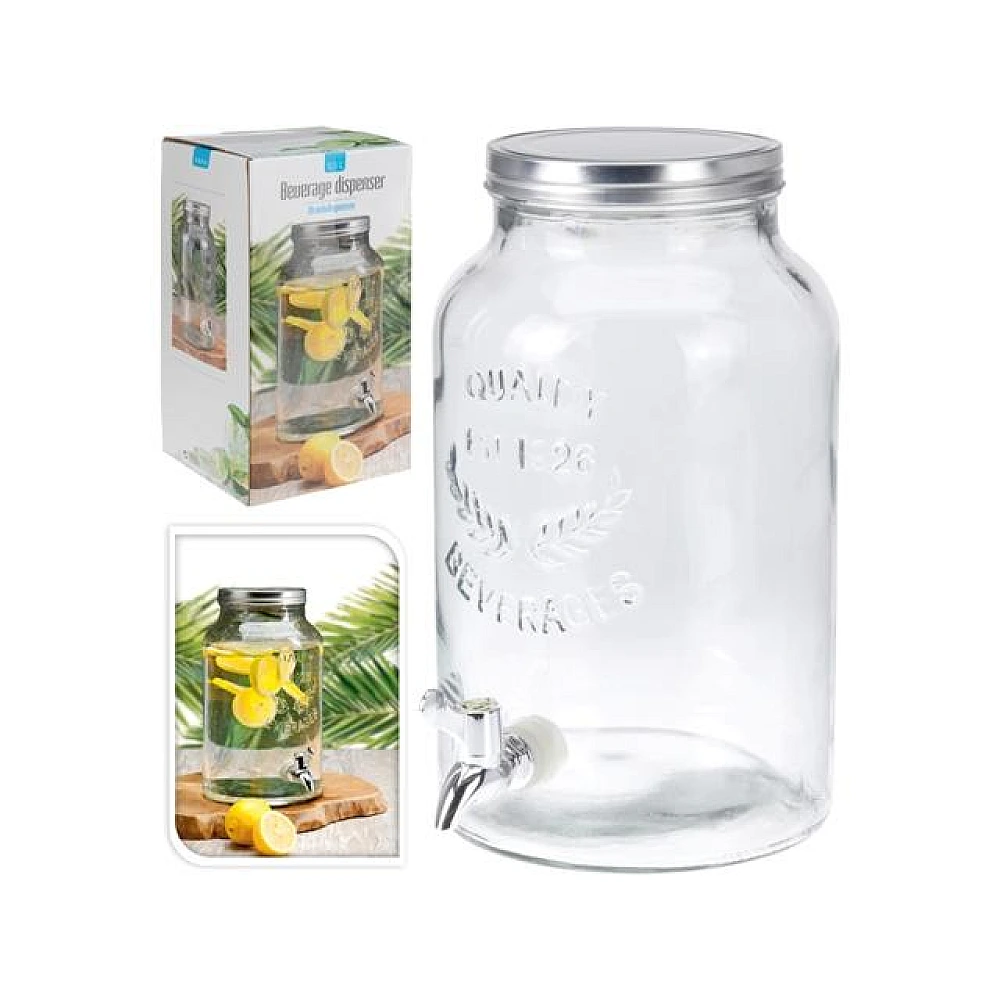 Borcan din sticla cu robinet EH 5.5l