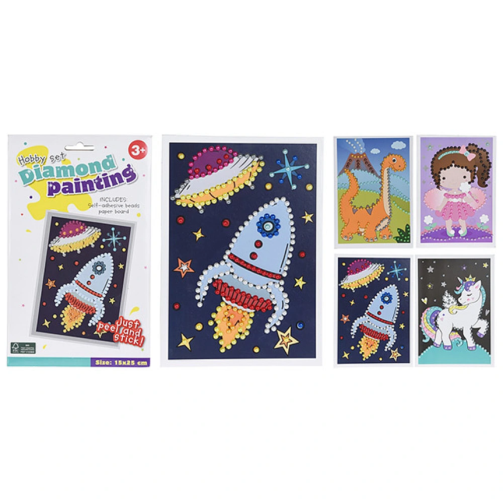 Set creativ mozaic cu diamante 25X15 cm