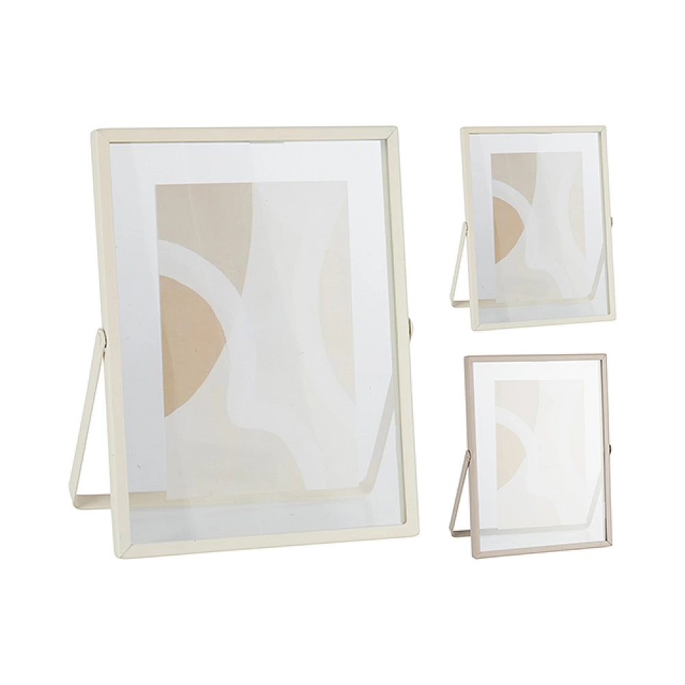 Rama foto din metal 13Х18 cm, alba