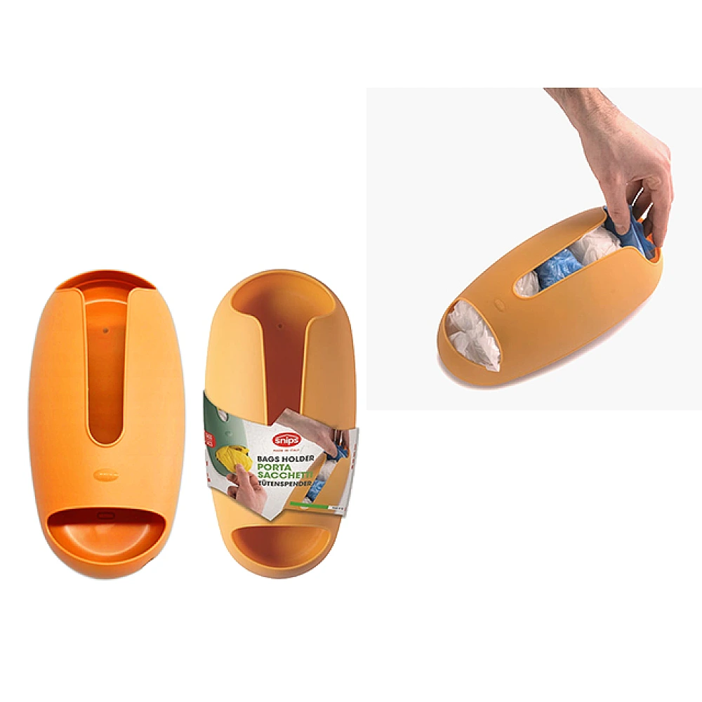 Organizator pentru pungi Snips 28.5X14X8 cm, mustar
