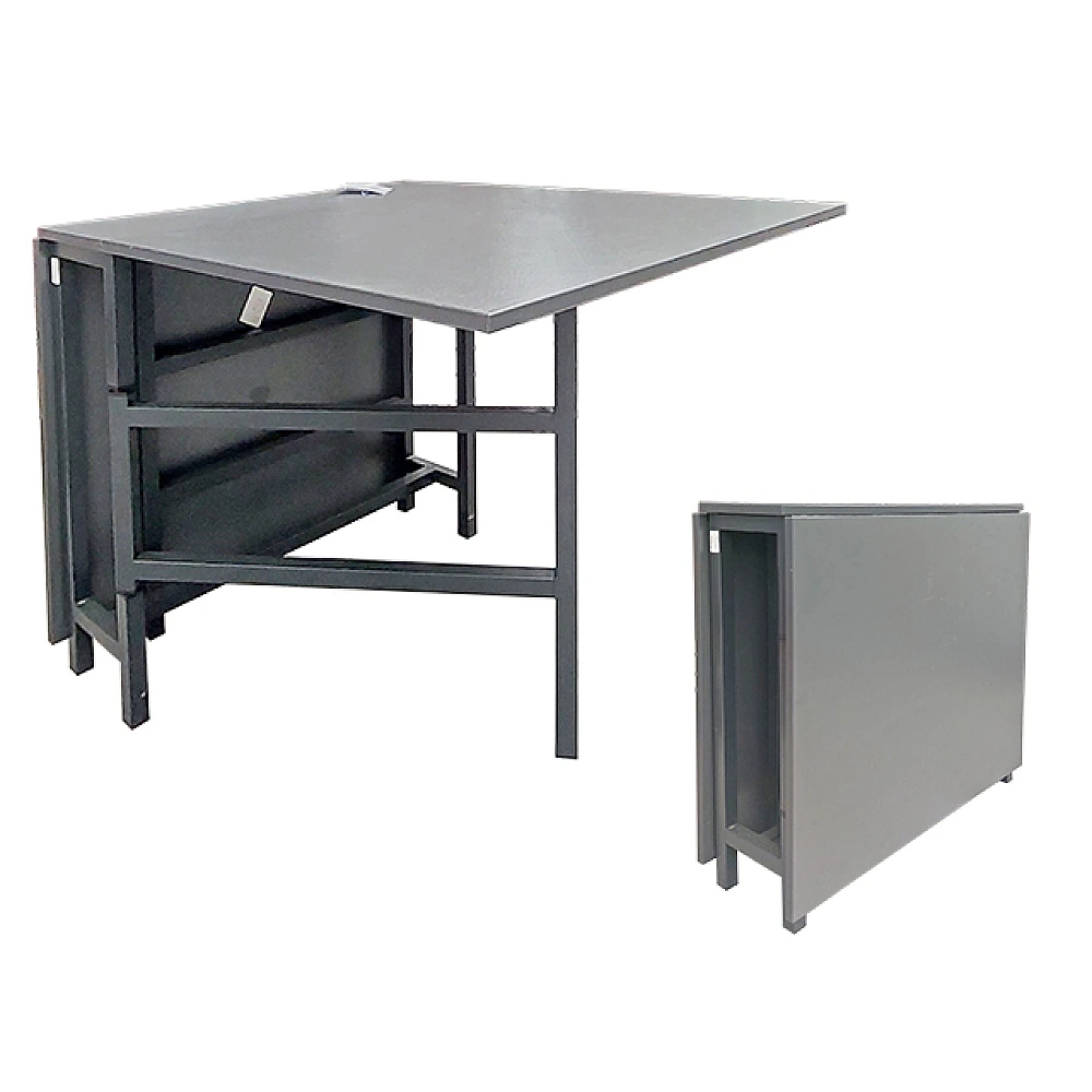 Masa plianta 160X82cm, antracit, metal/PAL