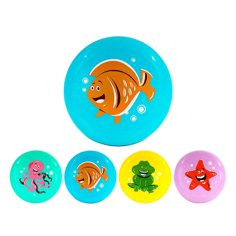 Disc zburător ”Animale marine” D22cm, 4 culori