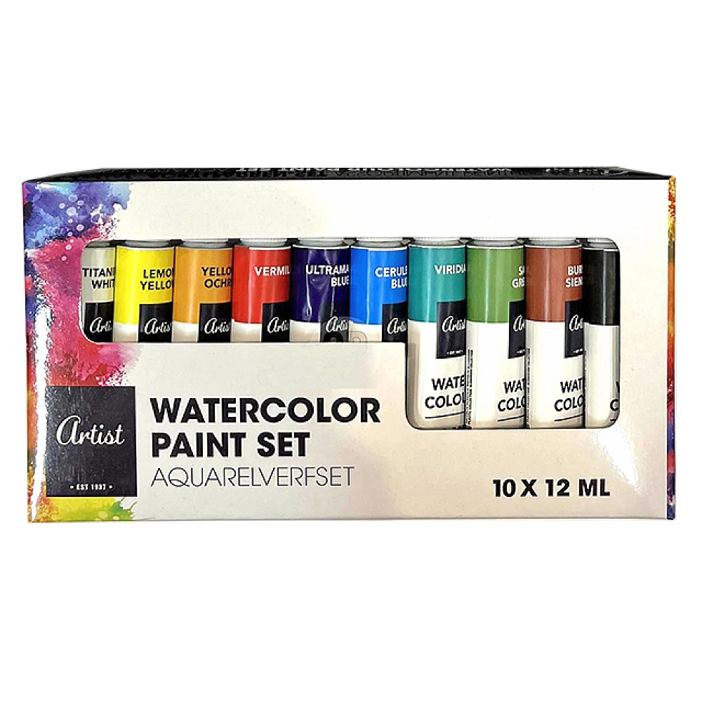 Set vopsele de acuarelă  Artist 10bucX12ml