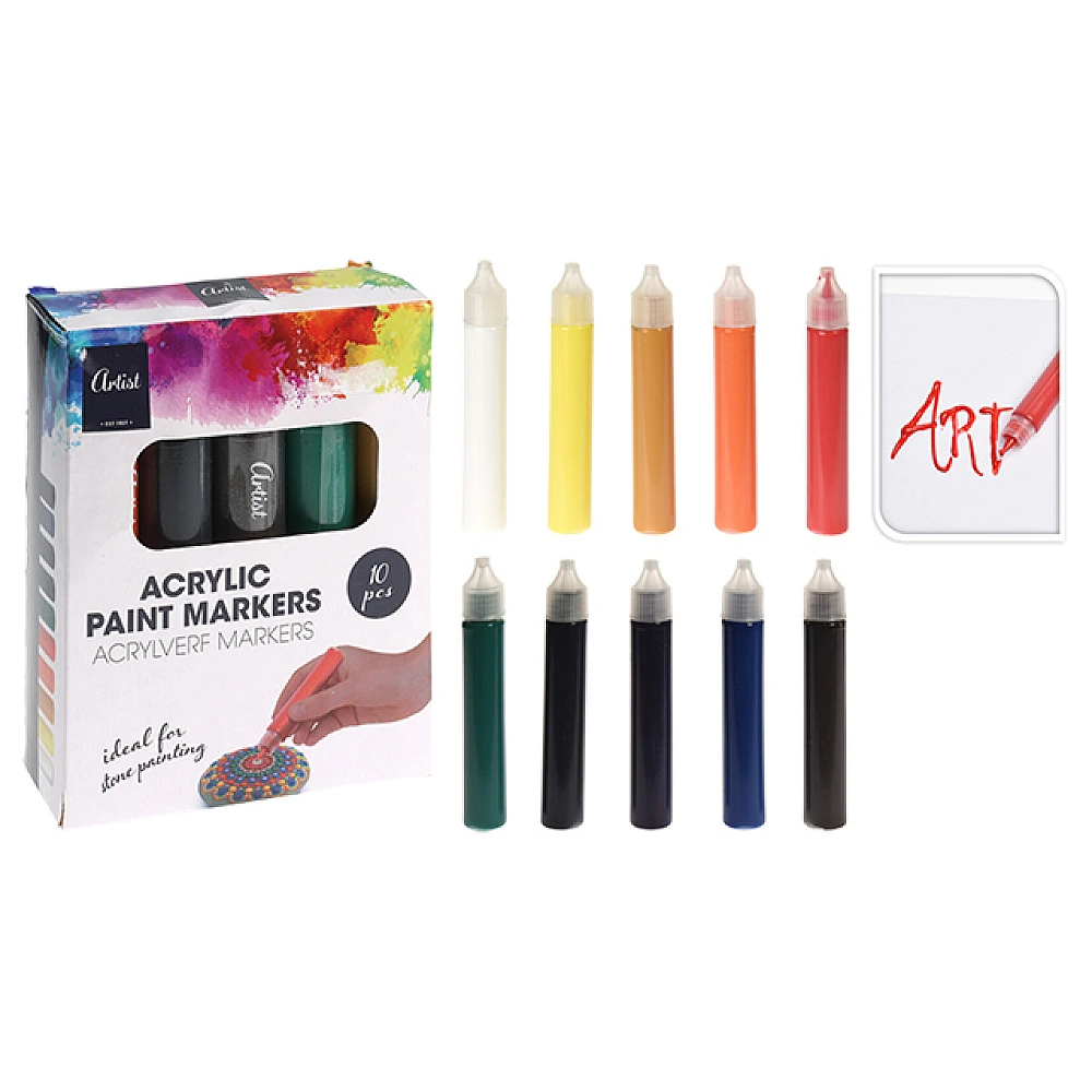 Set de markere acrilice Artis 10bucX 30ml 