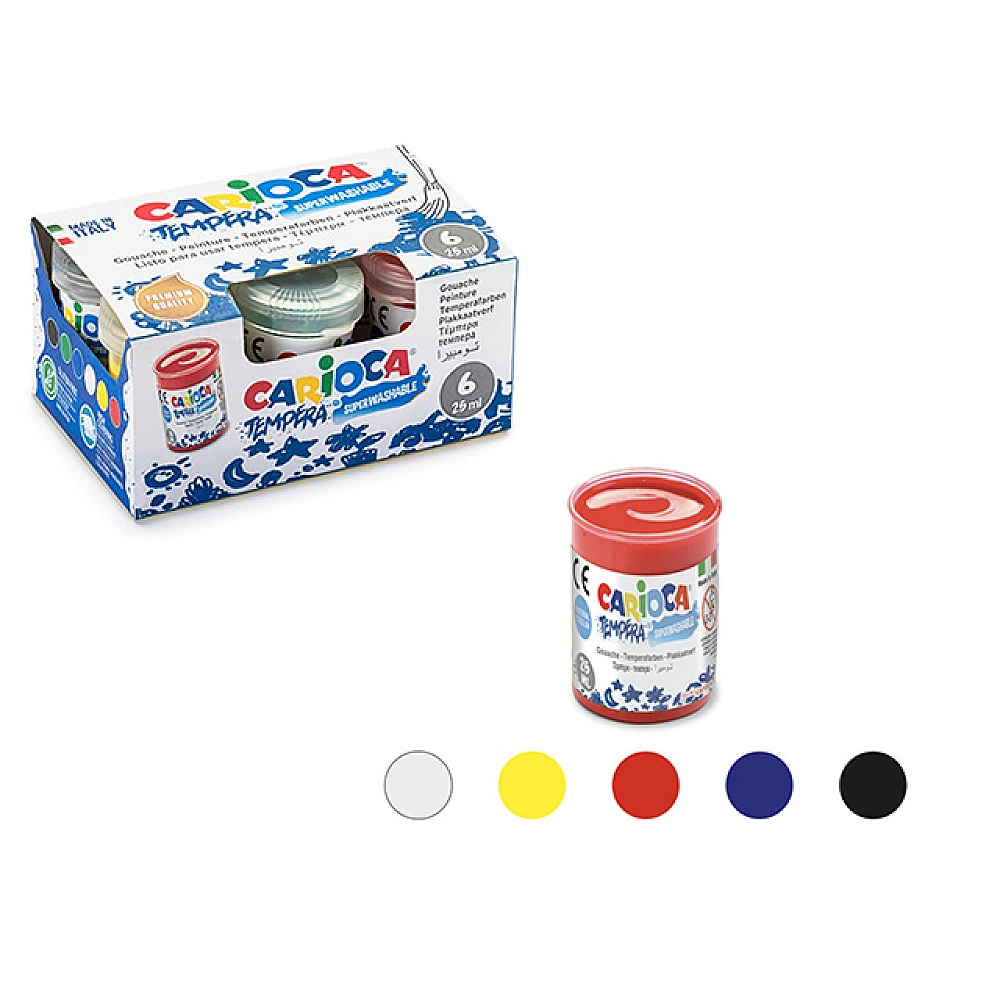 Guasa Carioca Tempera 6buc X 25ml