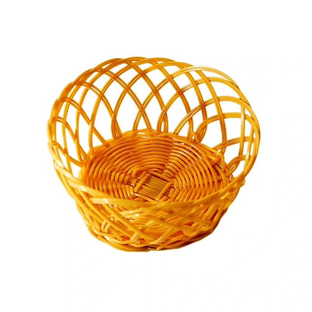 Cos pentru piine impletit rotunda mica