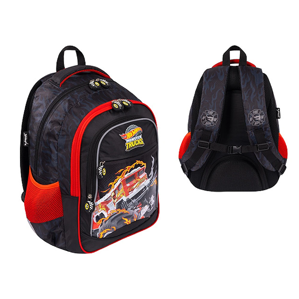 Ghiozdan scolar Bambino Hot Wheels 29X19X40cm