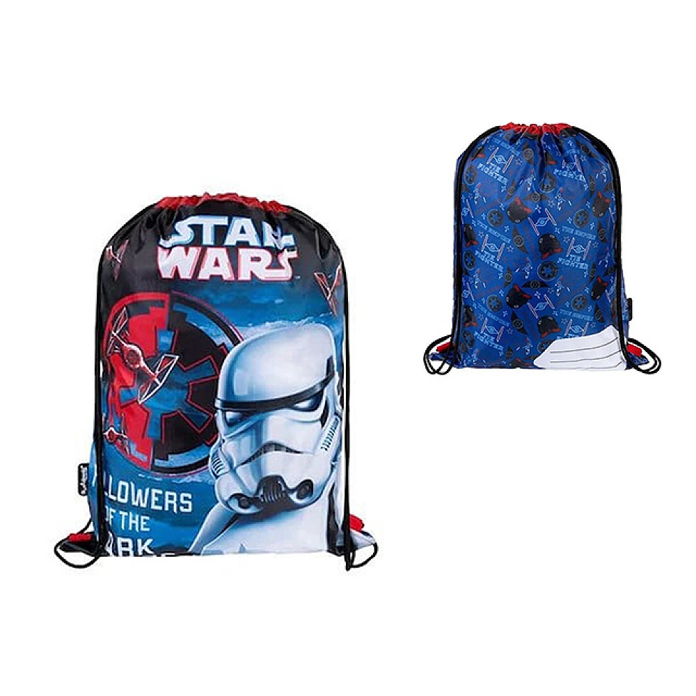 Geanta-rucsac pentru incaltaminte Bambino Star Wars 34X43cm, albastru