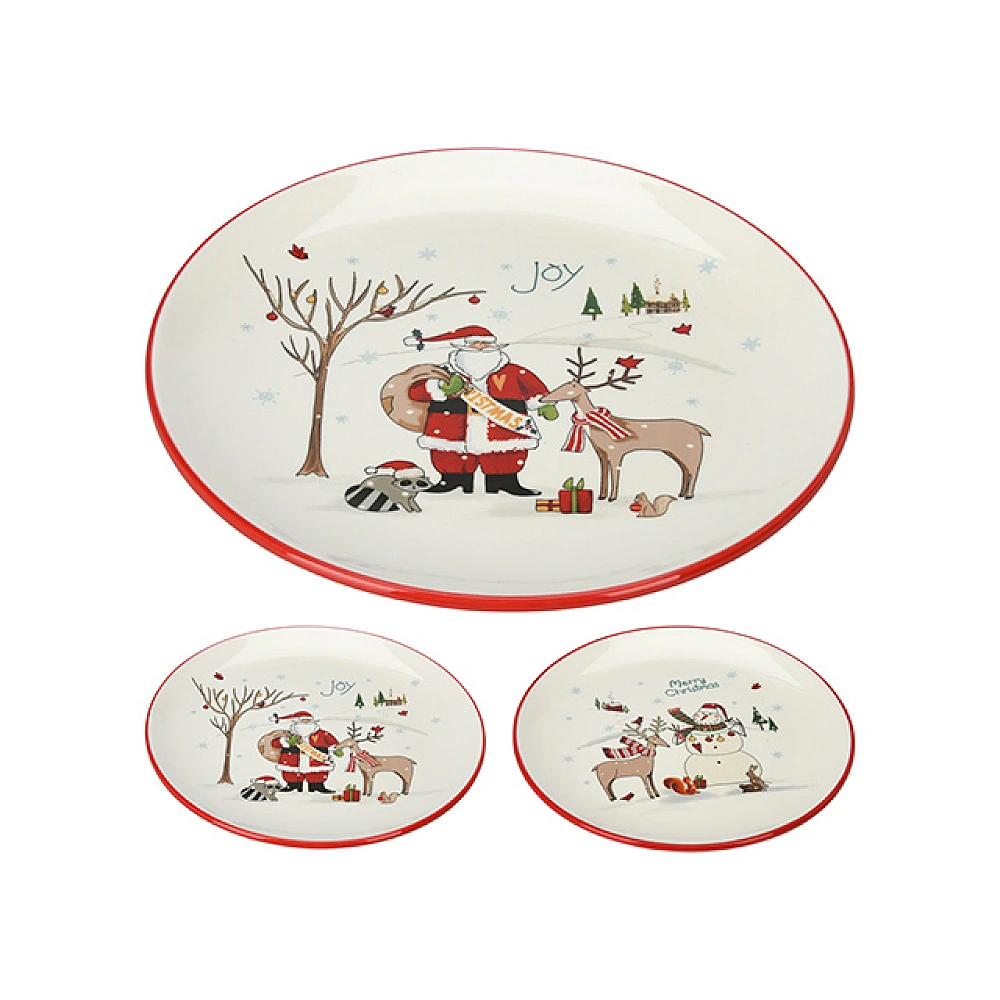 Farfurie decorativa 24cm, H2.4cm 